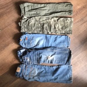 Bundle 5 pair toddler jeans and pants